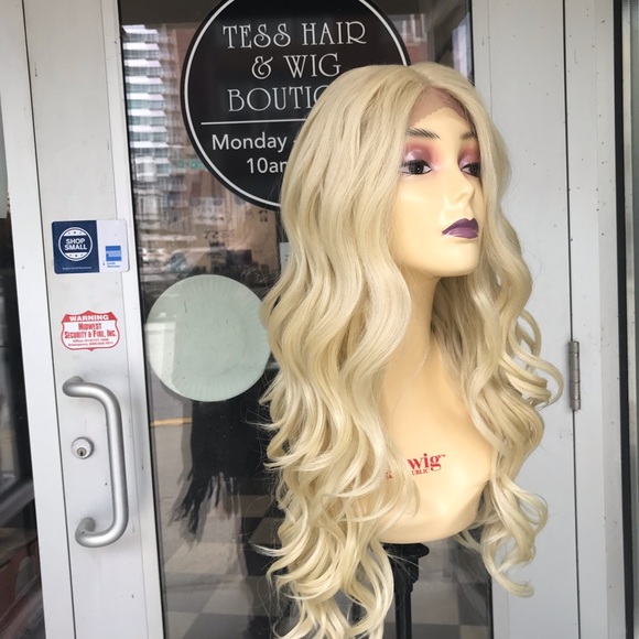 Wig Blonde Swisslace Lacefront Deep Wave 2020 wig